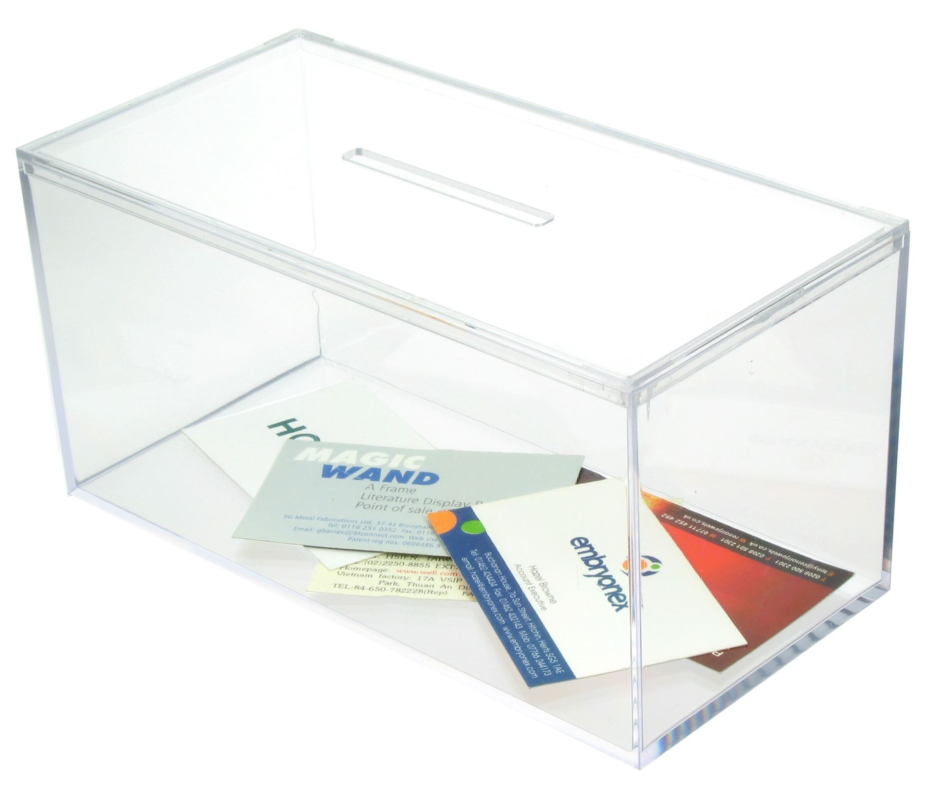 Business Card Collection Box
