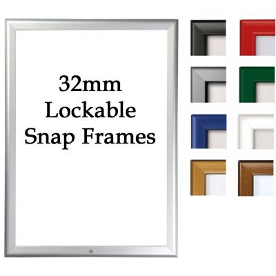 32mm Lockable Snap Frames
