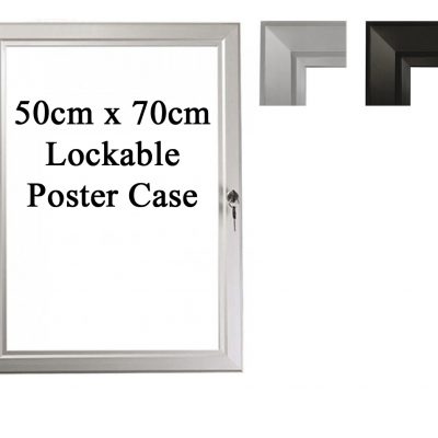 50cm x 70cm Lockable Poster Case