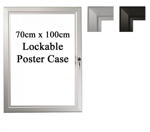 70cm x 100cm Lockable Poster Case
