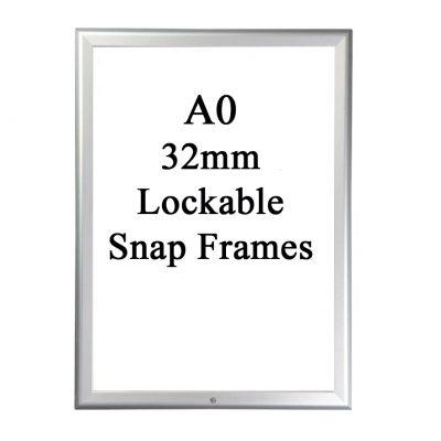 A0 32mm Lockable Snap Frame
