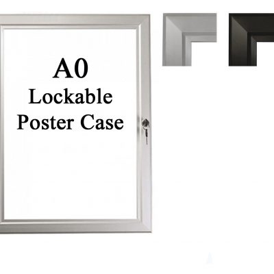 A0 Lockable Poster Case