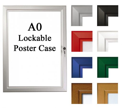 A0 Lockable Poster Case