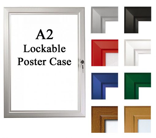 A2 Lockable Poster Case