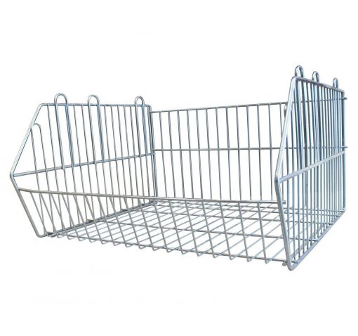 Stacking Baskets Zinc Plated