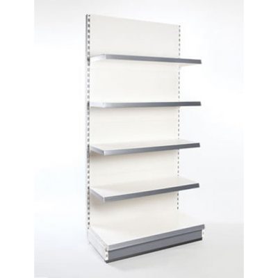 Wall Shelving 2.6m High with 300mm Base Shelf and 4 x 200mm Shelves
