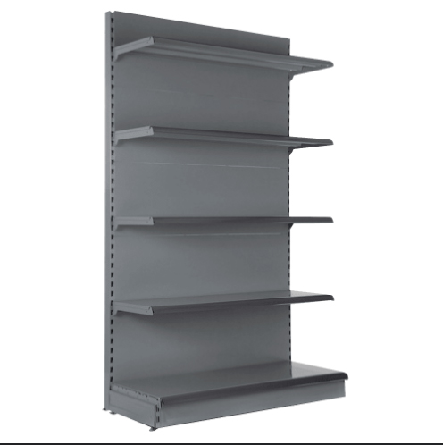 Wall Shelving 2.4m High with 570mm Base Shelf and 4 x 470mm Shelves