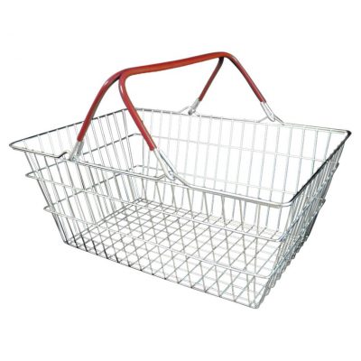 Zinc Wire Shopping Baskets